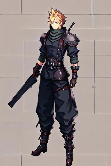 cloud strife, shinra_infantry_uniform