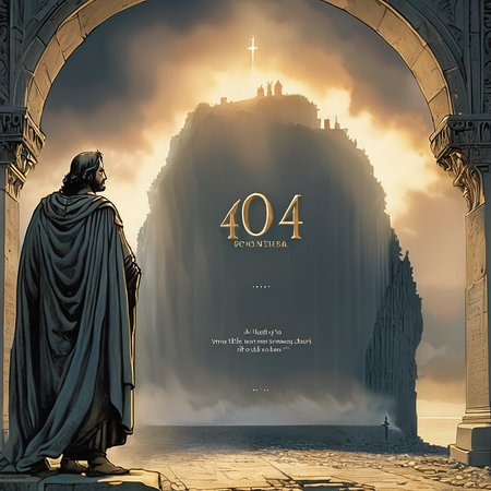 cinematic film still <lora:FF-404-CivitAI-Lycoris-MIX-algo1:1> 404, text 404, logo 404, Civitai404, ffusion404, a man is standing in front of a stone monument, gustave dore background, gustave dore background, gustave dore style, by Gustave Dore, epic biblical depiction, 4 0 k, 40k, by gustav dore, emerald tablet, 2045, gustave dore and junji ito, by Gustave Dor, 2040, drawing gustave dore,propaganda poster,soviet poster,sovietwave . shallow depth of field, vignette, highly detailed, high budget, bokeh, cinemascope, moody, epic, gorgeous, film grain, grainy