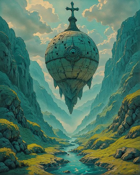 Surreal Landscape, Creator Landscape,
Thomas Cole (Hudson River School), Limestone cliffs overlooking turquoise bay, quartz vein in granite, medieval boundary cross,alpine ibex balancing.
<lora:ClassipeintXL2.1:0.634> oil painting,
<lora:extremely_detailed:0.172> extremely detailed,
<lora:add-detail-xl:0.854>,
<lora:dreamshaperXL10_lora:0.603>,
<lora:Flux-XL_Scenery: 0.740> flux-scenery,
detailxl,
advntr, 
<lora:tbh112-sdxl:0.7> style of Gregory Fromenteau,