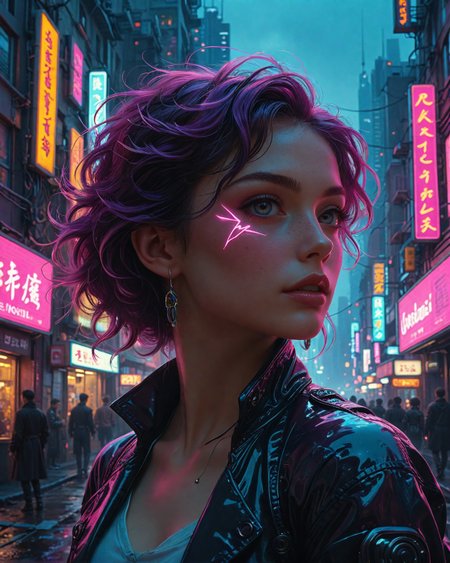 cyberpunk cityscape neonpunk style neonpunk style Kuvshinov-style: (soft anime realism), (retro-futuristic aesthetics), (pastel tones), (dynamic posing), Quantum leap second midnight with time glitches, Summer hurricane parties on floating blockchain islands , flux core, Sky coral reefs inhabited by crystal-winged serpents,Neuro-storm emitting brainwave patterns,AI dream projector beams in collective unconscious hubs, , Undulatus asperitas displaying van Gogh brushstroke patterns, , quantum radar hues -unseen dimension anxiety,
<lora:tbh124-sdxl:0.15> style of Jean-Antoine Watteau,
<lora:tbh129-sdxl:0.15> style of Michael Cheval,
<lora:cyber_vision_T.E.D:0.3> cybervision,
<lora:add-detail-xl:0.7>,
<lora:aidmaMJ6.1_v0.5_2:0.3> aidmamj6.1,
<lora:Flux-XL_Scenery:0.15> flux-scenery,
<lora:Flux-style-xl-lora:0.15> flux-style,
8K resolution, ultra-detailed cinematic composition, contemporary concept art style, volumetric magical atmosphere with ethereal glow, rich complementary color palette, vivid gradients and chiaroscuro contrast, dynamic perspective with layered depth of field, inspiring awe-inspiring mood, Unreal Engine 5 render quality, intricate textures, flawless anatomy, rule of thirds composition, luminous highlights, surreal ambiance, award-winning illustration, harmonious balance of light and shadow, photorealistic details, ArtStation trending, chromatic accents, nostalgic futurism, dreamlike serenity, bold creativity, professional finish, sharp focus, ambient background, fascinating dynamic motion,, Baroque art style, dynamic composition, dramatic lighting, rich colors, intricate details, professional-grade execution, captures the grandeur and theatricality of the Baroque period, Cyberpunk art style, futuristic cityscapes, neon-lit streets, high-tech and low-life, cybernetic enhancements, dystopian and gritty atmosphere . cyberpunk, vaporwave, neon, vibes, vibrant, stunningly beautiful, crisp, detailed, sleek, ultramodern, magenta highlights, dark purple shadows, high contrast, cinematic, ultra detailed, intricate, professional, cyberpunk, vaporwave, neon, vibes, vibrant, stunningly beautiful, crisp, detailed, sleek, ultramodern, magenta highlights, dark purple shadows, high contrast, cinematic, ultra detailed, intricate, professional . neon lights, dark alleys, skyscrapers, futuristic, vibrant colors, high contrast, highly detailed