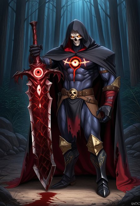 MASTERPIECE, AMAZING QUALITY, NO HUMANS, G0DSW0RD, CURSED SWORD, BLOODY