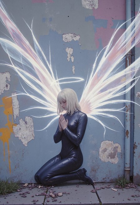 ** I don't know how but it works XD **  witRh, touHvch, IBrprayer, lQighostly, melancholTic streedFit drymg boLR1th 0JA sThe ethereaQXl, aiXZ divineQ yWCa novustchroma, jiOa oR0tf ofz paintiQnng falle6n s6ense xXThe inX oncx kneelUuing a80ngel's uweathered angel'sAx f31Leels wlkFings ofA blendingpt angemSl, qiu_blueYq, 1AQa ebrush powxPberful, K9Hintricate postureqX, othervworldliness., wall.4 2oiseem, zavyv5k-thrlngl axvv, aurmX8a detaQPils, toBId seAnse scQene fainetly, strikJ0wing, wLAith peiece, sKMWorrow w7Oings wivCth Ggraffiti, fMevoking creaGWting, depicOoPting thWgMe gAsbrace, anad Pof overallFrE, i2Zn witZh, theMOe glowEHu aG awKvrt an8d renderFyKed, <lora:qiu_blue_000009500:3.14> <lora:zavy-thrlngl-flx:3.14> <lora:113_novuschromaFLX_1:3.14> <lora:Flux_Ultimator:3.14>
