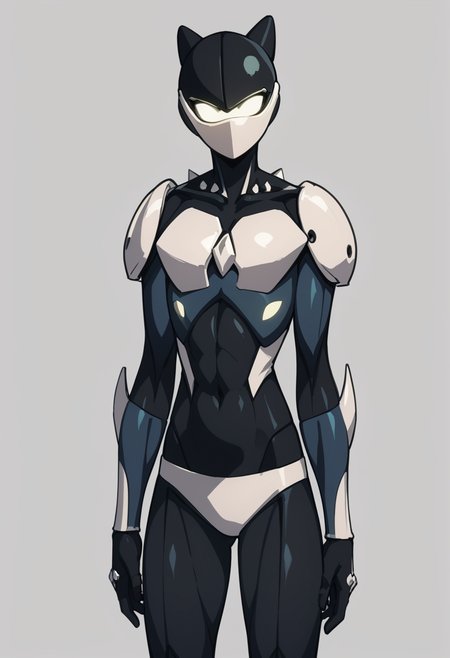 Retro game art of core_9, score_8_up, score_7_up, score_6_up, score_5_up, score_4_up,
1girl, BC-1, grey_background, simple_background, solo, standing, fullbody, a character portrait, BC-1 helmet, <lora:BC-1_V2_r1:0.9>, 16-bit, vibrant colors, pixelated, nostalgic, charming, fun