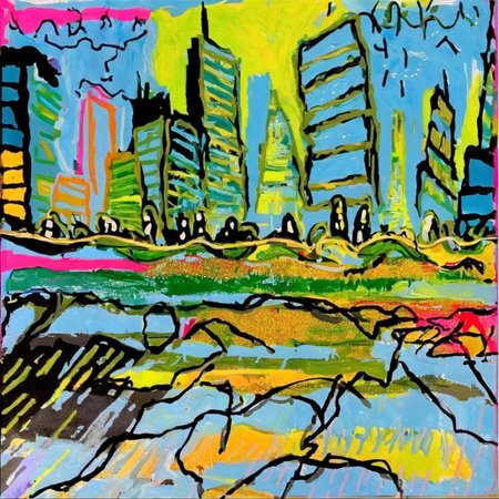 artdabble city <lora:artdabble:1>
