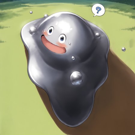 score_9,score_8_up,score_7_up,score_6_up,score_5_up,score_4_up,extreme detailed,full_body,zPDXL3,source anime BREAK no humans,no_legs,day,nature,forest,
<lora:Pony_DetailV2.0:1> BREAK hagurin,slime \(dragon quest\),:D,<lora:hagurin-v3-pony:1> BREAK sparkle,blush,sweat,(slime in a box:1.1),(spoken question mark:1.1),looking at viewer,