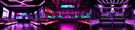 highly insanely detailed, masterpiece, top quality, best quality, highres, 4k, 8k, RAW photo, (very aesthetic, beautiful and aesthetic), 
__lazy-wildcards/subject/env-bg-interior/cyberpunk_club/prompts__, 
<lora:Cyberpunk_Club:0.3>, 
(1girl:1.3), 1other, 
__lazy-wildcards/dataset/background__,âââ