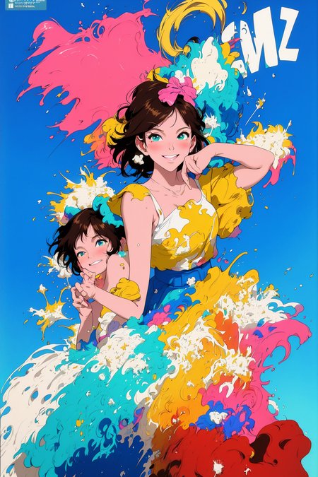 ral-colorswirl,<lora:ral-colorswirl:1>,<lora:Rainbow_Style:0.8>,
canvas of random brush stroke,8k,masterpiece,award winning art,Abstract canvas of brush stroke looking lik cat paw print,impressionism,(colorswirl:1.1),(80s-anime-ai:1.1),(Style-NebMagic-neg:1.2),