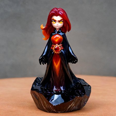 1 girl, Lina made out of obsidian <lora:Obsidian SDXL:1>  <lora:LinaSDXL:1>