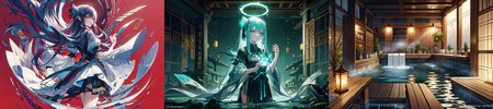 highly insanely detailed, masterpiece, top quality, best quality, highres, 4k, 8k, RAW photo, (very aesthetic, beautiful and aesthetic), 
__lazy-wildcards/subject/style-elem/code_style/prompts__, 
<lora:CodeStyle (half generic class)_564920:0.8>, 
(1girl:1.3), 1other, 
__lazy-wildcards/dataset/background__,âââ