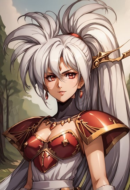 kuroinukaguya, , (best quality) , (highly detailed) ,((masterpiece)), ((best quality)), (ultra-detailed), ((extremely detailed)), (high resolution), 4K, (8K), best quality, (beautiful), (dynamic lighting), (super detailed skin), sharp focus, (1_girl, solo focus), (score_9,score_8_up,score_7_up,source_anime,(masterpiece:1.2),best quality,very aesthetic,public indecency,absurdres),masterpiece,best quality,very aesthetic,fantasy,absurdres,1girl,solo, <lora:luna_p_v1.2:1>,Luna,l_sword,l_clothes,white hair,high ponytail,<lora:Fixhands_anime_bdsqlsz_V1:1>, armor,long hair,,very long hair, ,white hair,hair between eyes,
forehead green jewelry, tooth earrings, tooth neckleace, bare shoulders, fur trim, armlet, cleavage, midriff, solo, front view, (portrait, upper body), solo focus, seductive smile, looking at viewer, forest, tree <lora:NidaleeLoLXLv2:0.8>
masterpiece,best quality, very aesthetic, absurdres, ultra detailed, high resolution, 4k, extremely detailed CG,
detailed eyes、detailed face and detailed skin <lora:add-detail-xl:1.0>