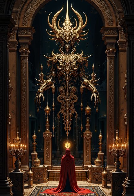 «His castle contains a vast collection of curiosa, talismans, amulets and librams. »
