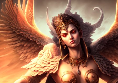 textless, best quality, War in Heaven (serphm:1.3) Archangel holding god Weapon, battling demons in another world, ggffff666666
