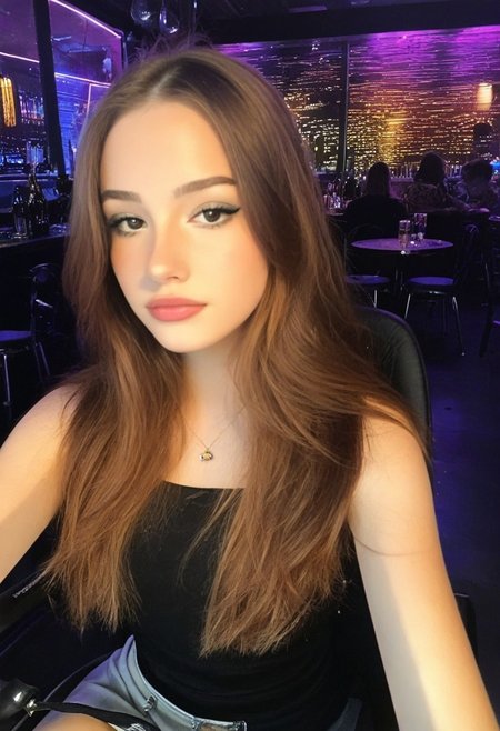 score_9, score_8_up, score_7_up, score_6_up, hyper-realistic, realism, realistic, real life, photorealistic, detailed, highest quality, masterpiece, paralyzed, rsgrl, russian girl, 1girl, igbaddie, (quadriplegia:1.5), (paralysis:1.5), wheelchair girl, sitting, (wheelchair:1.4), powered wheelchair, long hair, looking at viewer, eyeliner, lips, solo, brown hair, black eyes, slim, reflective skin, realistic, closed mouth, nightclub, moscow, dark lighting,