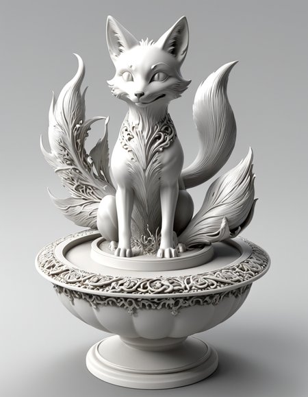 professional 3d model of Social Sculpture  Generated stochastic sampling fox engine renaissance selective color photorealistic, 
white 3d model of a Inkpot
natural, shimmering, vibrant, gothic, rpg,1400ad, ultra detailed, detailed, immersive, reminiscent of high fantasy RPG games, HD, masterpiece, best quality, hyper detailed, super realistic, award-winning, professional, breathtaking,
 <lora:3DPrintingXL:1> whitemold, 3d printed mold, octane render, highly detailed, volumetric, dramatic lighting