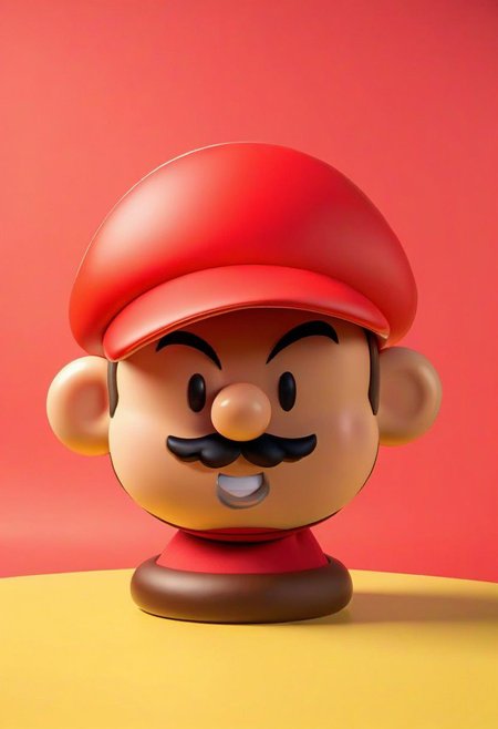 it's a me mario!,
(toy_face)