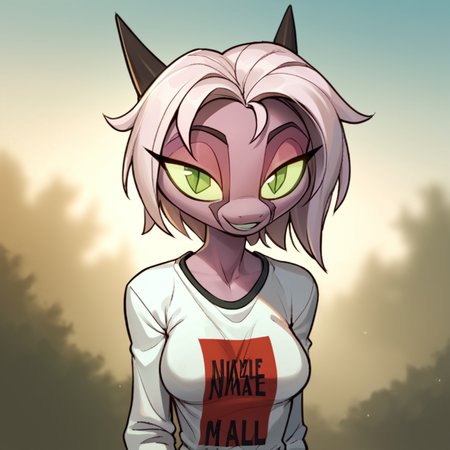 score_9,score_8_up,score_7_up,
namah-calah-v2, 1girl, breasts, solo, shirt, horns, smile
 <lora:namah_calah_v2_edit:0.8>,