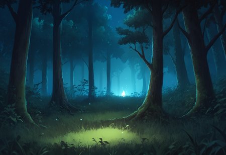 score_9,  score_7_up,  forest, no humans, grass,  night,   <lora:Forest 3:1>