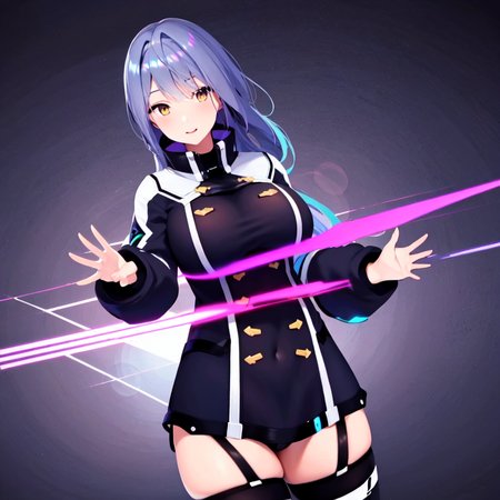 masterpiece, best quality, photorealistic, 3D, shiny_skin, shiny_hair, dynamic angle, beautiful detailed glow, light particles, HDR, Rembrandt lighting, colorful refraction, lens flare, bloom, film Reflection, colorful refraction, chromatic aberration, light diffusion, public indecency, cowboy shot, deep meaning, physically-based rendering, bright, vibrant, intricate, particles, light rays, 1girl,etra_ASI,<lora:etra_ASI:1>,  :d ,