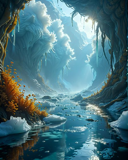 Kelp highway with pneumatocysts glowing like depth charges during Glacial winds: Katabatic streamers carving cloud rivers down ice slopes,
<lora:extremely_detailed:0.25> extremely detailed,
<lora:Flux-XL_Scenery:0.7> flux-scenery,
<lora:add-detail-xl:0.5>,
<lora:DetailMaximizer:0.05>,
<lora:MidjourneyV6.1:0.05> midjourneyv6.1,
<lora:Dream Scenery XL:0.4> Dream Scenery,
detailxl