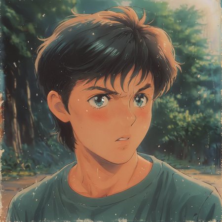 <lora:Vintage_Anime:1>, rendered in corel art, Digital art, Digital art of a"The 22yo of Development", Depth of field 100mm