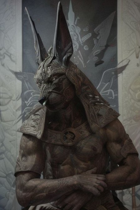 <lora:Tarotv0.2:0.8>, tarot card, b1bl1c4l mask, many wings, many eyes, Anubis crucified to the  Caduceus, twin symmetrical serpents wrap his body to the cross. in the OverallDetail background of the image are a pyramid, a wheel, a ((hammer)), a ((checkerboard square)). At the feet of Anubis GaelicPatternStyle 'the tendrils of the circuit reach out and connect with the borders of the tarot card. Anubis' feet on the cross point down to a minicomputer, which in turn fans out into a oblique expension of wires. cyberspace_background (background of (highly detailed line art, intricate, hidden meaning and illuminati symbols)), 8k, highly detailed, intricate subtle textures, porcelain, lace, OverallDetail ((dark theme) smoke), {(owl, fox, moth) shoulders}, {{curtsey, skirtlift (((lifting white pleated skirt)))}}