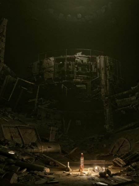(Pui),(UHD:1.1), (nsfw:1.3), 
(detailed background visible:1.2),
(Photorealistic:1.2),
large cylindrical (nuclear) container on a hill in front of a destroyed city, (luminescent painting), (dim lighting), glowing LED, danger, nuclear hazard symbol, 
 <lora:Wasteland:1> Wasteland, the, and, with, wasteland, background,
(hyper detailed:1.2), 
(Style: subsurface scattering, analog style, realistic, film photography, highres photo, cinematic Lighting, trending on artstation, ((high quality:1.2, masterpiece:1.2)), (8k resolution),)