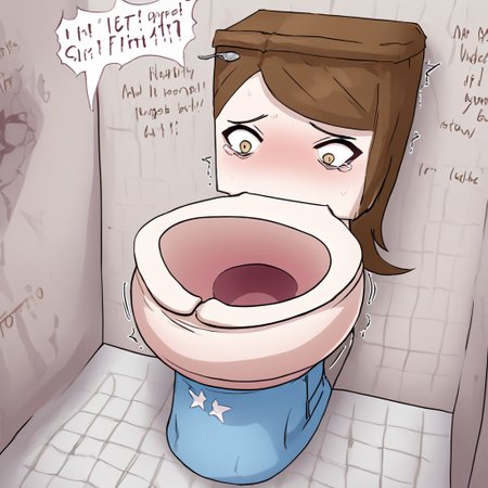 Toilet tf, Brown hair, 1 boy, scared