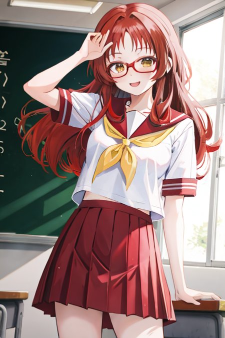 Ai Mie (The Girl I Like Forgot Her Glasses) | Anima / NAI v-pred / Illustrious / Pony / SD1.5 / FLUX