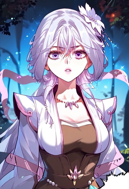 masterpiece, best quality, amazing quality, 
masterpiece, best quality, amazing quality, nsfw, explicit, from below, monster girl, 1girl, solo, 
<lora:Chu_Qingcheng__Demon_Emperor__Illustrious:1>
1 girl, solo, long hair, white hair, layered hairstyle, side-swept bangs, flower hair ornament, hair flower, purple eyes,
chinese clothes, white long dress, gold-trimmed dress, brown corset, emerald gem, gem brooch, front bow, long sleeves
masterpiece, best quality, intricate details, gothic fantasy, upper body portrait, dramatic pose, confident gaze, cinematic lighting, clean background, glowing magical particles, detailed face, vibrant colors,
(heterochromia:1.1), looking at viewer, exposing white latex, (magical transparent wings:1.2), multiple wings, large wings, (cameltoe:0.8), one leg on stone, knee up, side view, outdoors, (swirling magic energy:1.3), fallen tree in background, (dark shadows:0.7), (high contrast:0.7), volumetric lighting, intricate details, blurry background, depth of field    ,  view from above, portrait,  close-up,  long eyelashes,
wlop, nhl-001, limited palette, realistic <lora:noobai_ep11_stabilizer_v0.138_fp16:0.3> <lora:NOOB_vp1_detailer_by_volnovik_v1:0.3> <lora:nhl-002-nai:0.7> <lora:nhl-001-20:0.8> <lora:XXX667:0.6>