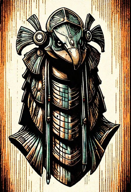 portrait of a stargateHorus  <lora:Western_Comic:0> <lora:Western_Comic_Style:0.8>