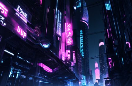 professional 3d model masterpiece, best quality, very aesthetic, absurdres,  cyberpunk style,score_9,score_8_up,score_7_up,<lora:cwhyberponk:1>,cwhyberponk,r0k@p@nk,city,scenery,cityscape,skyscraper,street,skyline,(neon lights:1.2), ., . octane render, highly detailed, volumetric, dramatic lighting