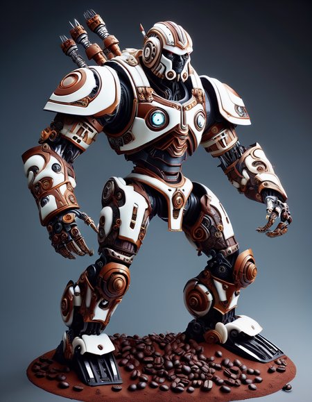 detailed DonMC0ff33Ch0c (dynamic female ,Barbarian,Robot Technician ), <lora:DonMC0ff33Ch0c_XL-000009:1>