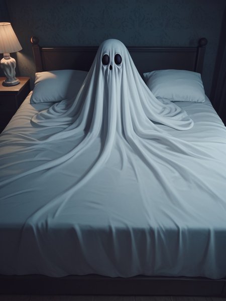 score_9, score_8_up, score_7_up,horror, creepy, nightmare, scary, very detailed, white ghost in the background, no  mouth, indoors, night, arms, old manor, looking at viewer, black eyes, flying, pov sleeping on bed<lora:white_ghost:1>
