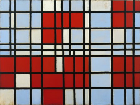 Neoplasticism, red squares,pmondrian