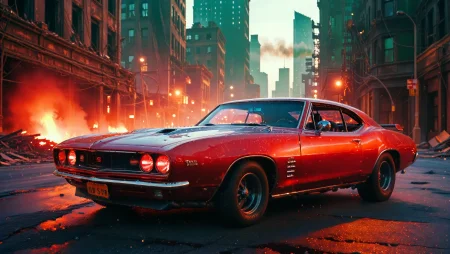 <lora:art_style\xl_VintageMusclecar-XL>