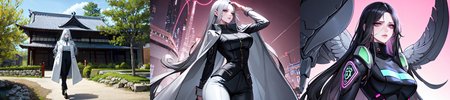 highly insanely detailed, masterpiece, top quality, best quality, highres, 4k, 8k, RAW photo, (very aesthetic, beautiful and aesthetic), 
__lazy-wildcards/cosplay-char/ShinMegamiTensei/jenna_angel/prompts__, 
<lora:zs_Jenna:0.3>, 
(1girl:1.3), 1other, 
__lazy-wildcards/dataset/background__,âââ