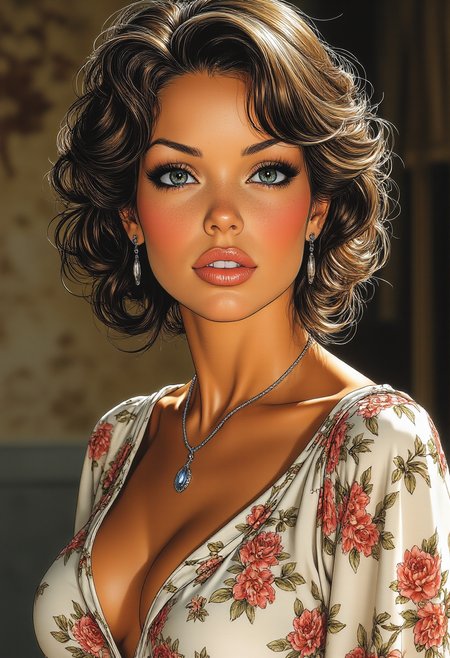 g0rg309s photo of a gorgeous mature woman in the style of stefan kostic, realistic, sharp focus, 8k high definition, insanely detailed, intricate, elegant, art by stanley lau