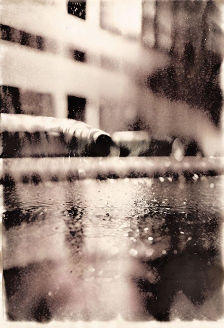 lith_argenta_beh1r,  instagram photo, a rainy and dark street in europe at midnight, hard shadows, film grain