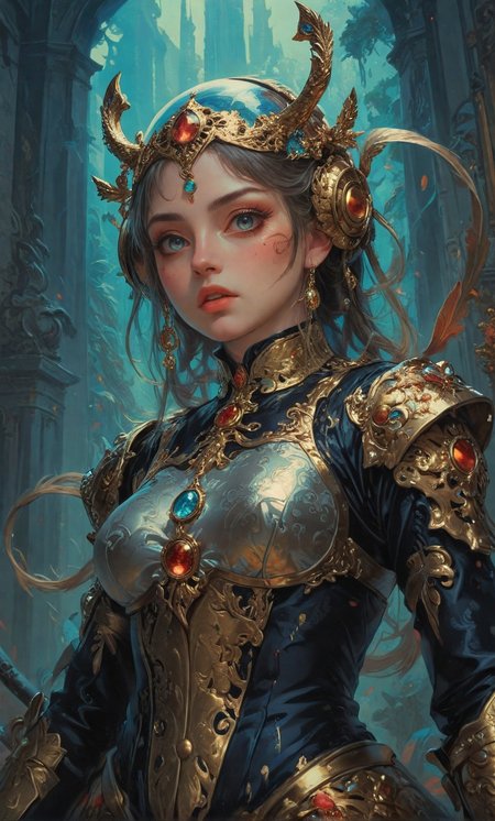 Renaissance style, Baroque, anime artwork "low angle shot of a cyberpunk robot character, intricate, elegant, highly detailed, centered, digital painting, artstation, concept art, front shot, smooth, sharp focus, illustration, artgerm, Tomasz Alen Kopera, Peter Mohrbacher, donato giancola, Joseph Christian Leyendecker, WLOP, Boris Vallejo",,
<lora:Wild_Anime_2025:0.7>,
<lora:风格:0.7> style1,
<lora:extremely_detailed:0.7> extremely detailed ,
<lora:aidmaImageUpgraderSDXL-v0.3:0.5> aidmaImageUpgrader,
<lora:add-detail-xl:0.7>,
<lora:HyperdetailedColoredPencilIl:0.3>  ArsMJStyle, Colored pencil hyperdetailed realism, . anime style, key visual, vibrant, studio anime,  highly detailed, Fantasy painting art style, imaginative, dynamic composition, professional-grade execution, creates immersive world and landscape, painterly, epic, magical, dramatic, exuberant, grandeur, baroque art, oil painting art style from Renaissance period, masterful composition, Renaissance mood, renaissance oil painting, brush strokes, Realistic, perspective, light and shadow, religious or mythological themes, highly detailed