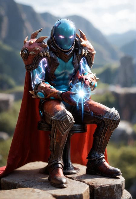 <lora:Arc_Warden_v1:1> arc_warden_v1, 
1boy, no humans, 
glowing,  
claws, 
armor, cape, helmet,gloves, shoulder armor, boots, gloves,, score_9, score_8_up, score_7_up, score_6_up, derpibooru_p_95,
detailed eyes, beautiful, detailed background, perfect eyes,
blur censor, blurry, blurry background, blurry foreground, bokeh, motion blur,
chromatic aberration, depth of field, figure, focused,  focus
photography, realistic sun light and shadows, photorealism, UHD --ar 9:16 --style raw --stylize 700,
solo,
Mesmerizing summit panorama, spring, Peaceful ponds, Bridges, side view, seductive eyes, seductive pose, smiling, closed eyes, sitting on rock, arching back, arching her back, pleasure, hand on own chest, hand on own forehead,