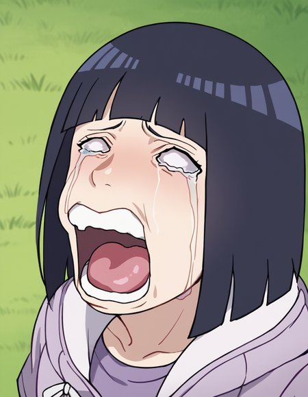 score_9, score_8_up, score_7_up, source_anime, <lora:hinata-hyuuga-boruto-anime-ponyxl-lora-nochekaiser:1>, hinata uzumaki, hyuuga hinata, short hair, bangs, black hair, blunt bangs, white eyes, mature female, large breasts,, <lora:chopper-crying-ponyxl-lora-nochekaiser:1> chopper crying, chopper crying (meme), meme, wavy eyes, crying, tears, teeth, open mouth, tongue,, ,