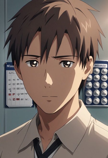 high resolution, solo, best quality, 1Boy, Takaki Toono, Brownish Hair, Brown Eyes, brand ambassador, brochure design, OverallDetail
