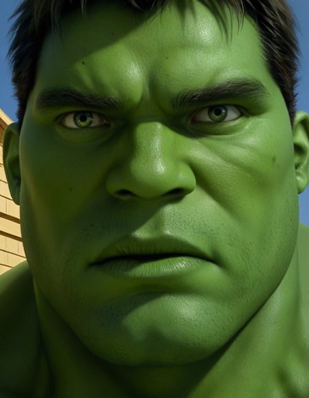 <lora:The_Hulk_2003_V2:0.5> a picture of the hulk, solo, best resolution, best quality, extremely detailed, masterpiece, crisp, sharp focus,  zPDXL3, Online Dating