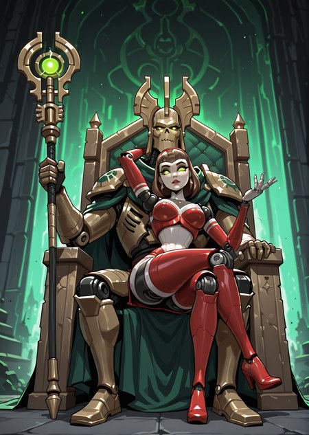 SilentGears - Ratchet and Clank X Warhammer 40K Szarekh the Silent King x Courtney Gears