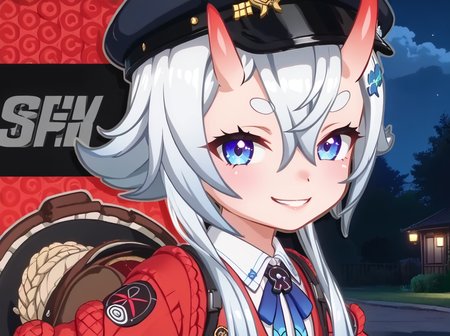 detailed background, shiny skin, posing, rating safe, 
<lora:ntesakiri.pony:1>,
ntesakiri,
night, dark, smirk, half-closed eyes,