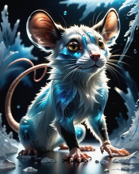 score_9, score_8_up, score_7_up, intricate details, rating_safe,
<lora:BioIceCrystalsPONY:1>, 1boy(made out of Jed-Blmicry, bioluminiscence, translucent,
anthro furry, rat,
full body, looking at the viewer, solo, smiling), detailed background, depth of field, subsurface scattering, 
<lora:ral-chrosc-clr:0.3>, ral-chrosc-clr,
<lora:xl_more_art-full_v1:0.3>,
<lora:add-detail-xl:0.3>