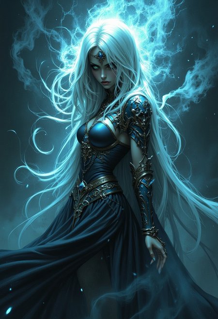masterpiece, a beautiful female ghost materialises from the mist HD32K, wallpaper, hyperdetailed, mythp0rt