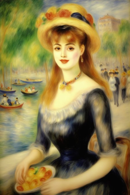 <lora:Pierre Auguste Renoir Style:1>Pierre Auguste Renoir Style - painted by Renoir, city of shanghai, Pierre-Auguste Renoir paintings style