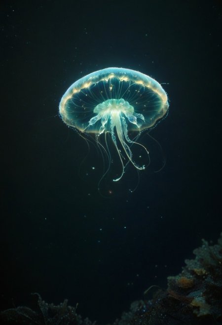 score_9, score_8_up, score_7_up, score_6_up, source anime,
phytoplankton, bioluminescence, sky, cyan glow, photo, no humans, underwater,glowing, ocean life, jellyfish, bubbles, realistic, 
masterpiece, best quality, very aesthetic, absurdres