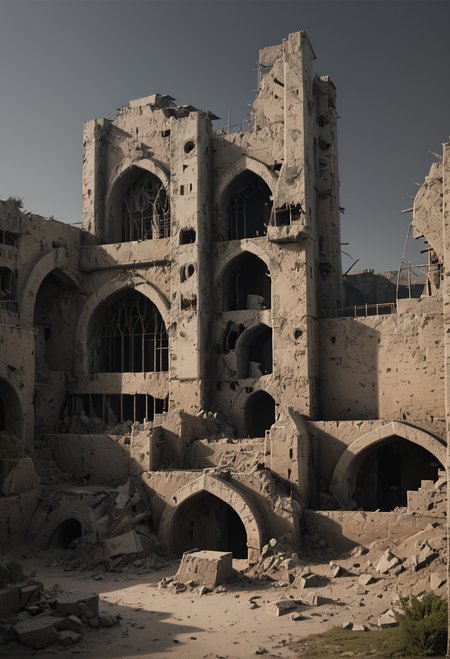 ,ruanyi1257,ruins,outdoors,castle,panorama,<lora:1257 ruins_v1_pony:1>, score_9,score_8_up,score_7_up,,8k,1girl,solo,,